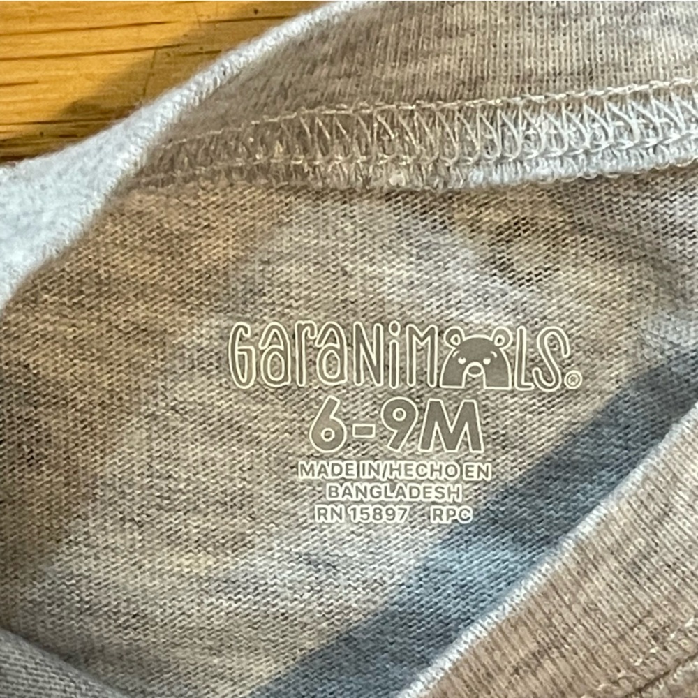 Garanimals Gray Romper with Blue and Green Vehicles - Picture 5 of 6